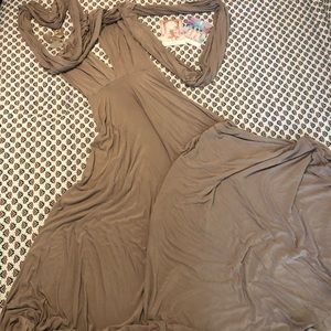 LuLu’s - Convertible Maxi Dress - Taupe